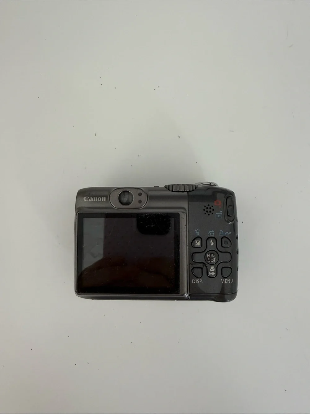 Canon PowerShot A590 Digital Camera - Black and Silver